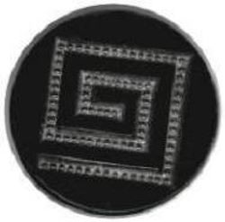 22-1.5.2  Greek key (fret) - black glass